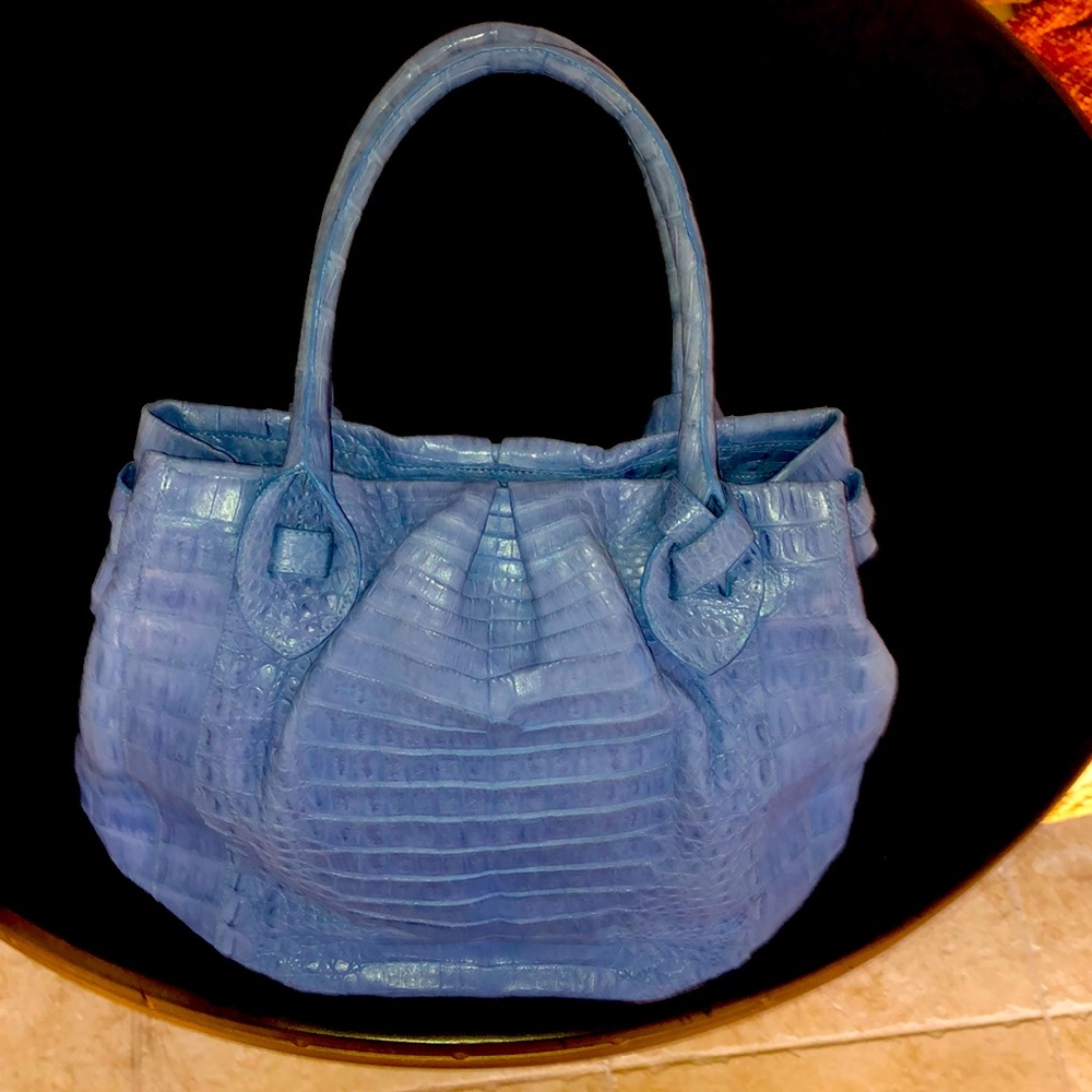 Nancy Gonzalez RARE BLUE CROCODILE. AN EXAMPLE OF A GRATEFUL OWNER…